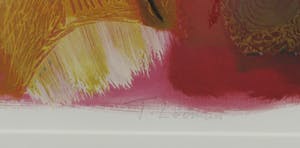 Tineke Looman - Gemengde techniek op papier, Mijmering, over de reis - Ingelijst kopen? Bied vanaf 1!