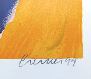 Jan Cremer - Blauwe tulpen, zeefdruk (groot) kopen? Bied vanaf 1!