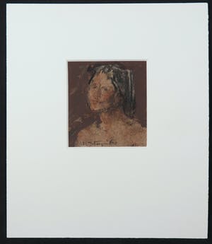 Wim Steijn - Krijttekening, Figuur kopen? Bied vanaf 40!