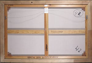 Martin van Wordragen - Olieverf op doek, Schapenvanger - Ingelijst (Groot) kopen? Bied vanaf 400!