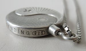 Niet of onleesbaar gesigneerd - BioStabil Zilver - Halsketting met hanger kopen? Bied vanaf 1!