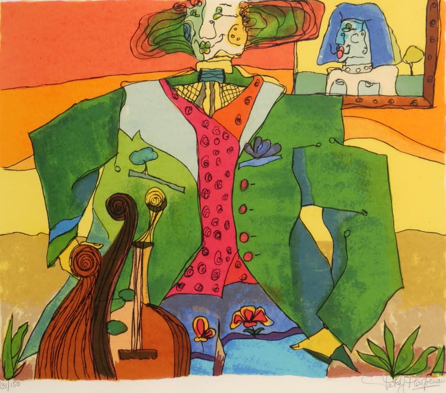 Patty Harpenau - Zeefdruk, Zonder titel 3 - Ingelijst kopen? Bied vanaf 35!