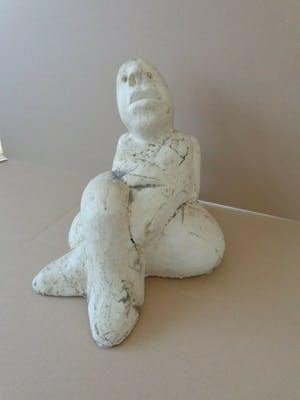 Sjer Jacobs - FIGUUR / SCULPTUUR KERAMIEK / H=28cm / SIG / UNIEK STUK kopen? Bied vanaf 90!