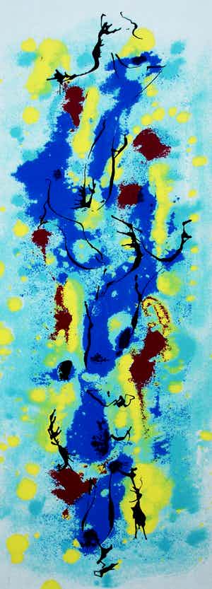 Nic Jonk - Zeefdruk - 1990 verkocht voor € 49!