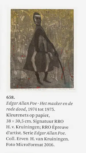 Harry van Kruiningen - Het masker en de rode dood, kleurenets kopen? Bied vanaf 150!