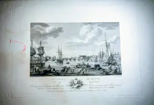 Nicolas De Launay - historische Franse havens en maritieme scènes.18e kopen? Bied vanaf 150!