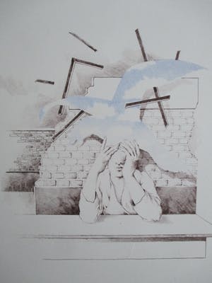 Metten Koornstra - Tweezijdige litho kopen? Bied vanaf 35!