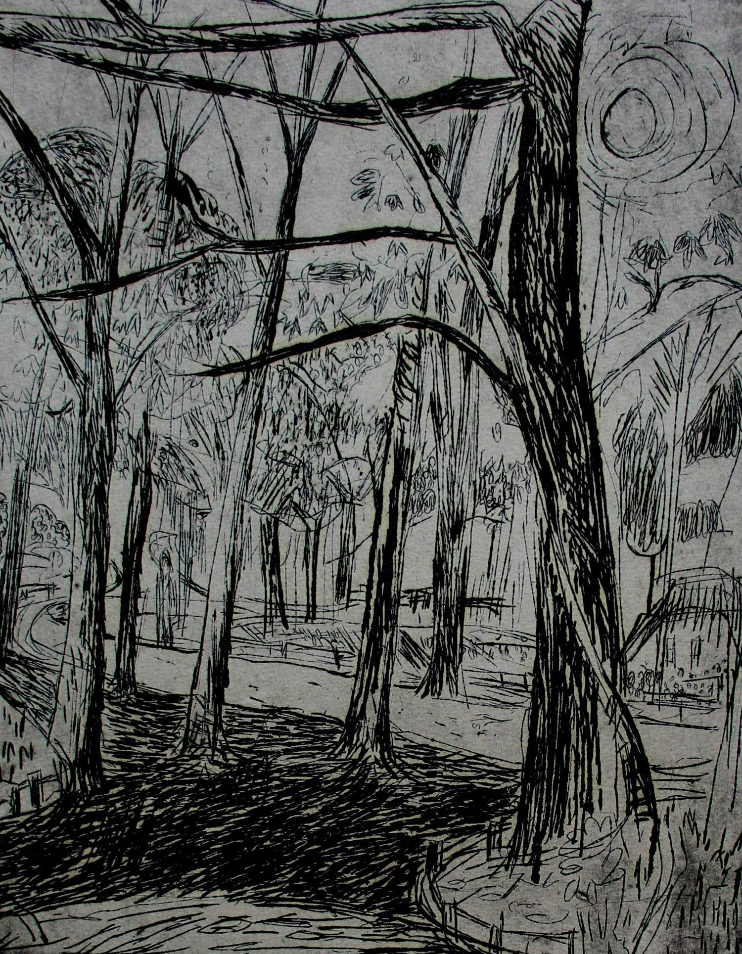 Jan Wiegers - Ets: Sterrenbos Groningen kopen? Bied vanaf 75!