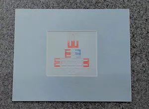 Theo Beerendonk - unieke jaren 60 reliëfdruk - abstract-geometrische compositie - gesigneerd kopen? Bied vanaf 68!