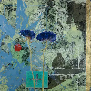 Mark Verdoes - Gemengde techniek, Zonder titel - Ingelijst kopen? Bied vanaf 40!