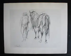 Piet Klaasse - map met 6 litho's paardendraverij kopen? Bied vanaf 50!