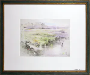 Gabriele Mierzwa - Litho, Landschap - Ingelijst kopen? Bied vanaf 1!