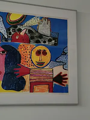 Corneille - Vrolijk Kleurrijk Groot werk GESIGNEERD 1993 Pinokkio kopen? Bied vanaf 600!