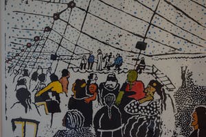 Frank Lodeizen - Zeefdruk - Handingekleurd - Zigeuners uit Amsterdam kopen? Bied vanaf 75!