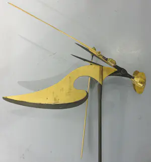 Jorg Wiele - Einzigartige kinetische/bewegliche Skulptur (Messing, Stahl, Kupfer) + 3 Bücher kopen? Bied vanaf 3000!