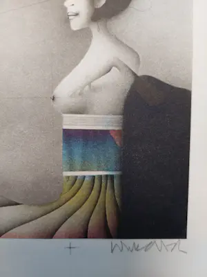 Paul Wunderlich - Dame im Profil kopen? Bied vanaf 40!