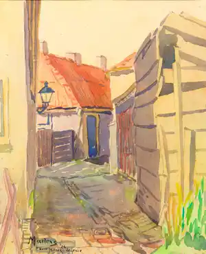 George Martens - Straatje in Groningen vendu pour 610€ !