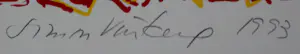 Simon Vinkenoog - Twee handgesigneerde litho's - 1993 kopen? Bied vanaf 99!