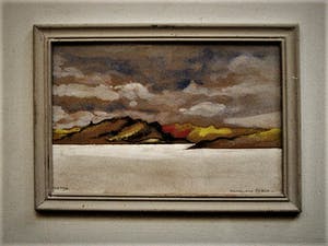 Karel van Seben - Verstild omstreeks 1970 geschilderd olieverf "landschap Noorwegen" kopen? Bied vanaf 29!