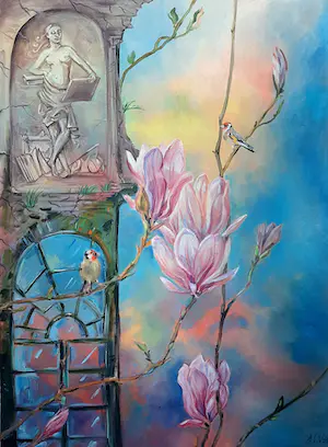 Elva Polyakova - Magnolia in voorjaar kopen? Bied vanaf 1!