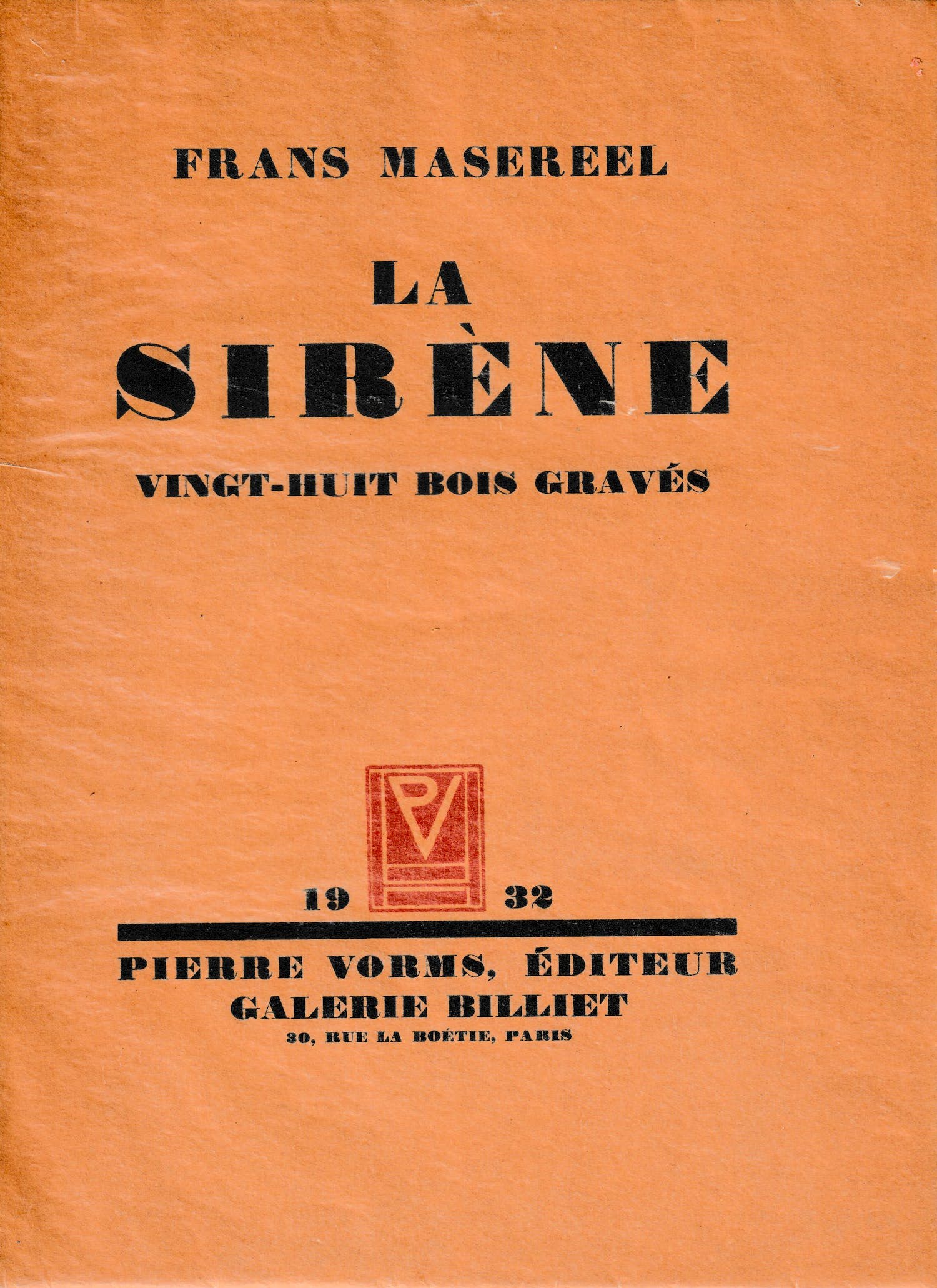 Frans Masereel - La Sirène kopen? Bied vanaf 495!