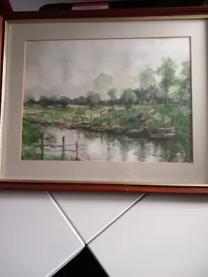 Theodorus van Oorschot - Aangelegde boten met landschap kopen? Bied vanaf 100!
