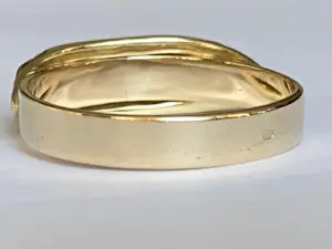 14 karaat geelgouden  Ring met ca  0.56 ct Diamanten kopen? Bied vanaf 550!