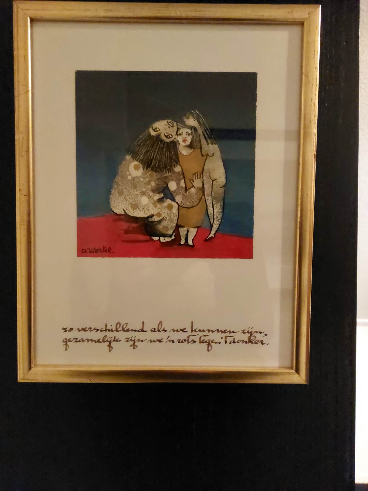 Ans Wortel - Zo verschillend als we kunnen zijn, gezamenlijk zijn we 'n rots tegen 't donker. kopen? Bied vanaf 200!