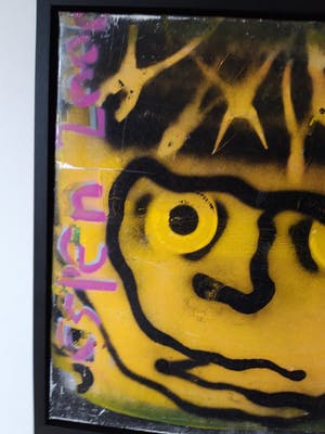 Herman Brood - combi schilderij gesigneerd en ingelijst + HB-M certificaat kopen? Bied vanaf 1100!