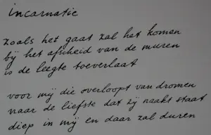 Lucebert - Litho met gedicht: Incarnatie - 1982 kopen? Bied vanaf 159!