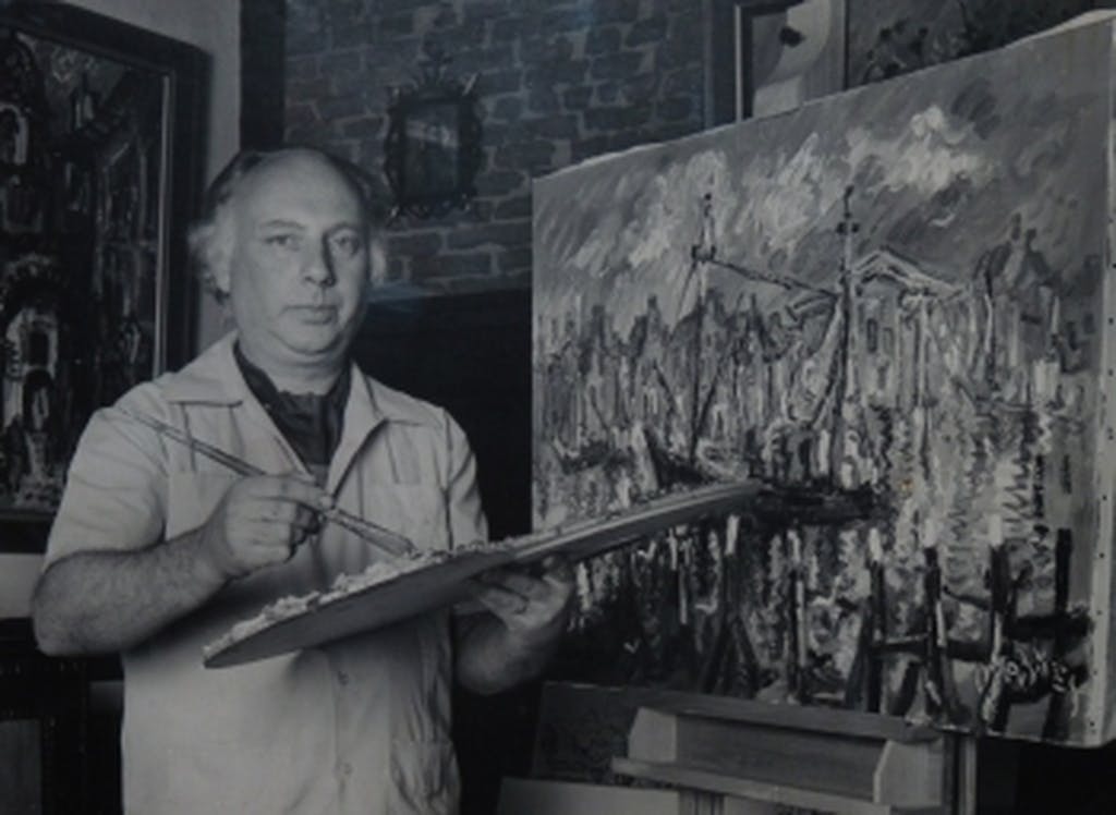 Jan Makkes - Besneeuwd berglandschap, olieverf op doek (mooi ingelijst, groot) kopen? Bied vanaf 325!