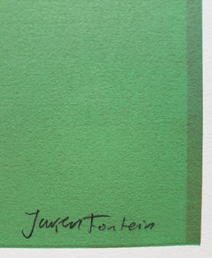 Jurjen Fontein - Tuinfeest, zeefdruk (groot) kopen? Bied vanaf 40!