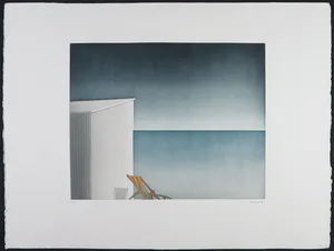 Jean Solombre - Aquatint, Aan het strand kopen? Bied vanaf 35!