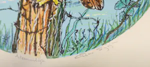Erica Sijnja - Handbewerkte litho, Steenuiltje kopen? Bied vanaf 35!