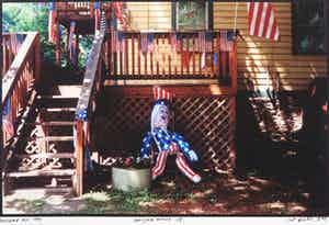 Nat Finkelstein - C-Print, Aenigma Series: Deflated Sam verkocht voor € 80!