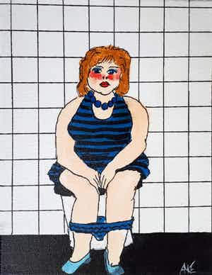 Anke Peddemors - Kunst voor het kleinste kamertje verkocht voor € 15!