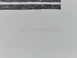 Paul Overhaus - Houtsnede op Japans papier - Eigen druk kopen? Bied vanaf 35!