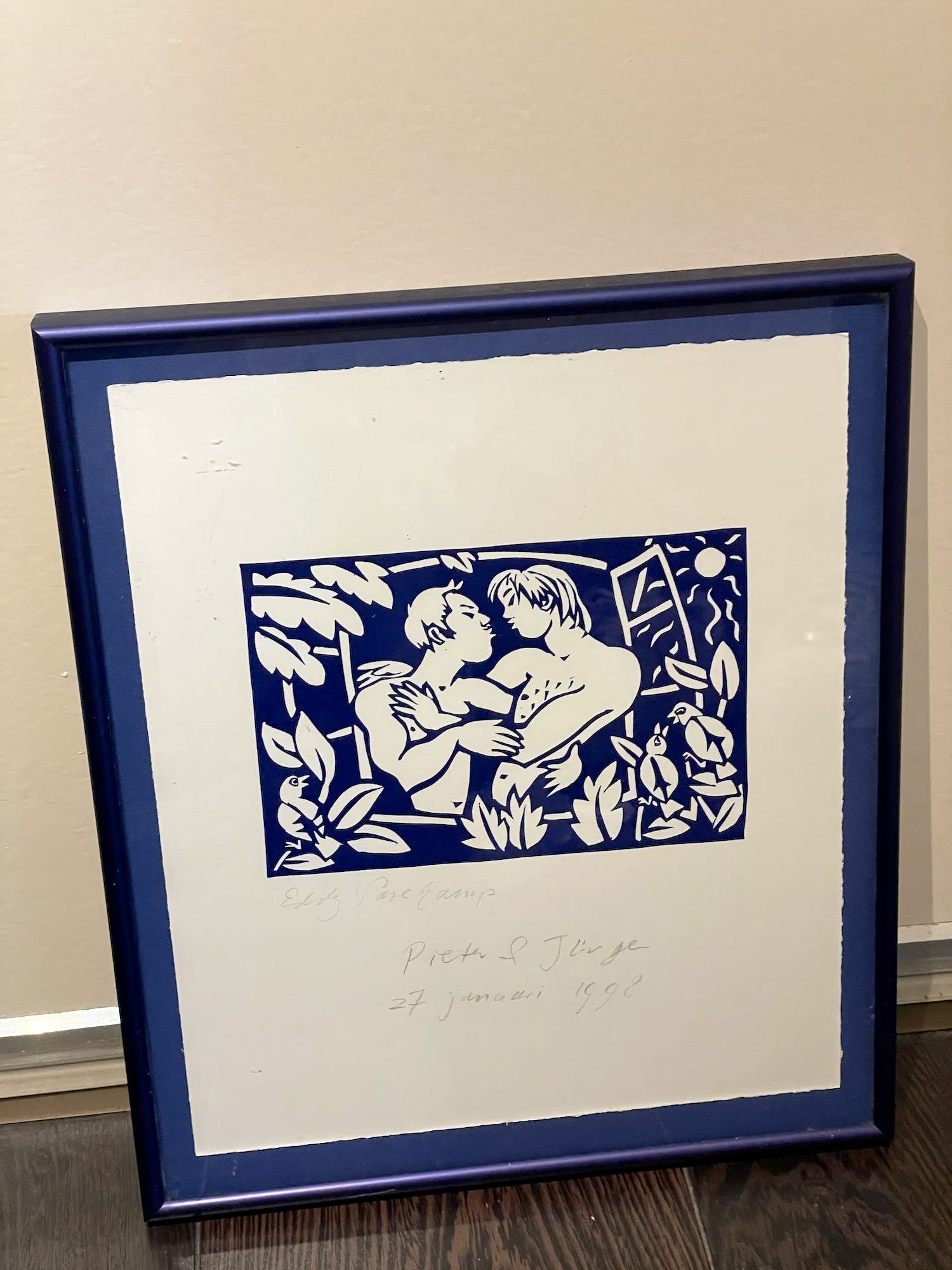 Eddy Varekamp - “Pieter en Jurgen” verkocht voor € 50!