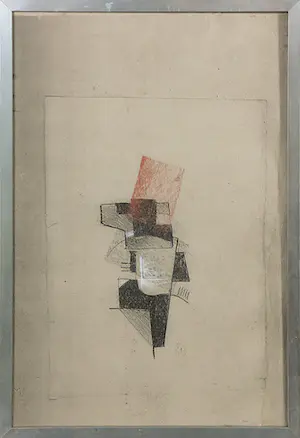 Menno Meijer - Lot van vier ingelijste originele werken op papier kopen? Bied vanaf 60!