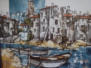 Bernard Dufour - Haventje aan de Mediterranée kopen? Bied vanaf 90!