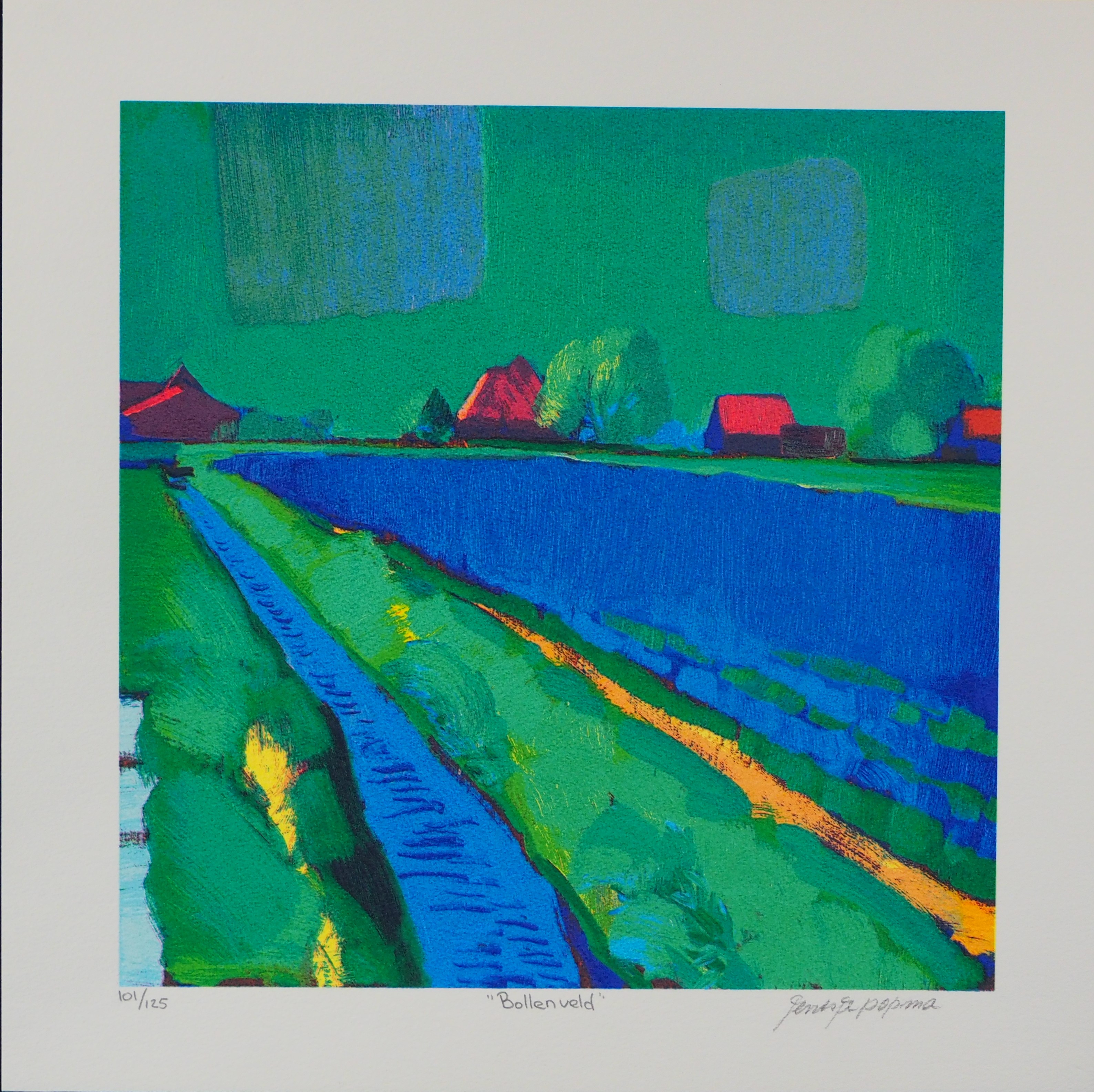 Jentsje Popma - Bollenveld verkocht voor € 50!