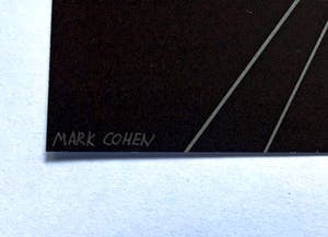 Mark Cohen - Zeefdruk A kopen? Bied vanaf 1!