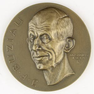 Marian Gobius - Bronzen penning: Johan Buziau, 1938 kopen? Bied vanaf 50!