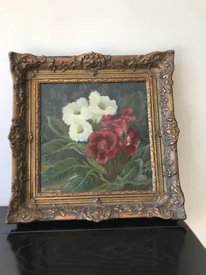Jan Schoorel - Olieverf Bloemen kopen? Bied vanaf 175!