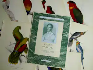 Edward Lear - Portfolio met 12 prenten van Papegaaien en Parkieten - 1990 verkauft für € 20!