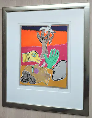 Corneille - Le baobab, zeefdruk (mooi ingelijst) kopen? Bied vanaf 275!