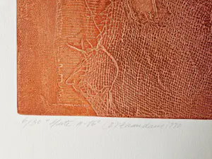 Enric Adsera Riba - Grote Reliëfdruk - serie JUTE A-76 b - kleine oplage (30) - potloodgesigneerd kopen? Bied vanaf 28!