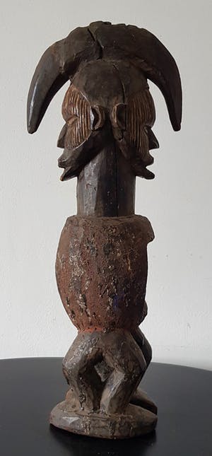 Baule - Een Afrikaans beeld met twee gezichten kopen? Bied vanaf 210!