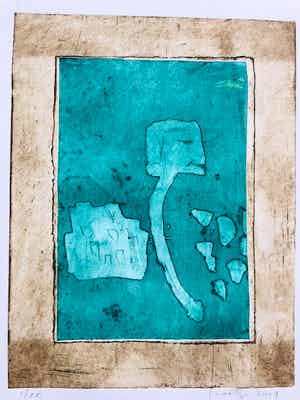 Jan Montyn - Verschijning II verkocht voor € 120!