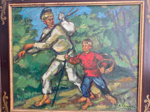 Rostislas Loukine - Russische boerenfamilie in het bos kopen? Bied vanaf 499!